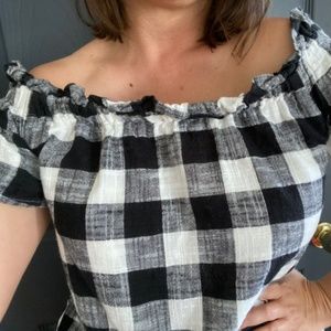 Corey Lynn Calter gingham linen dress